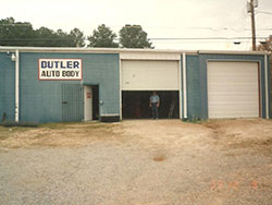 Butler Collision Center - The shop outside